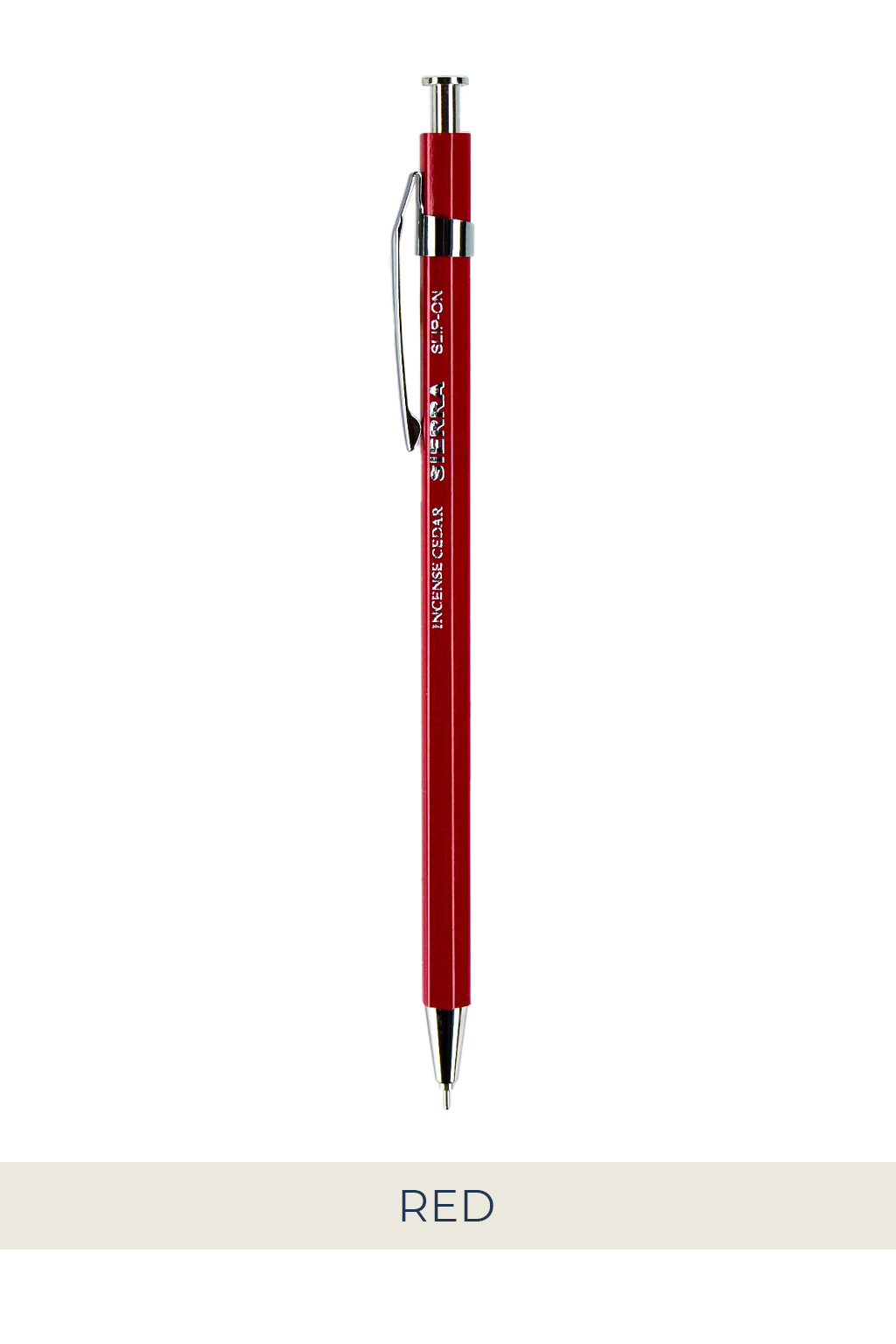 Slip-on Sierra Wooden Ballpoint Pen 0.5mm