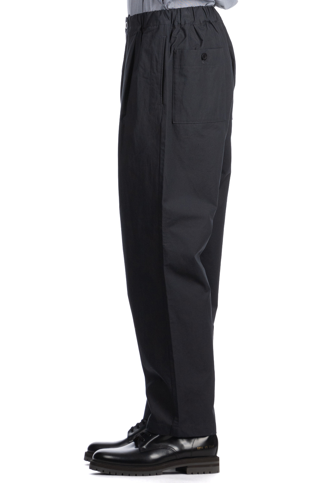 Still by hand - Elasticated easy slacks - Charcoal