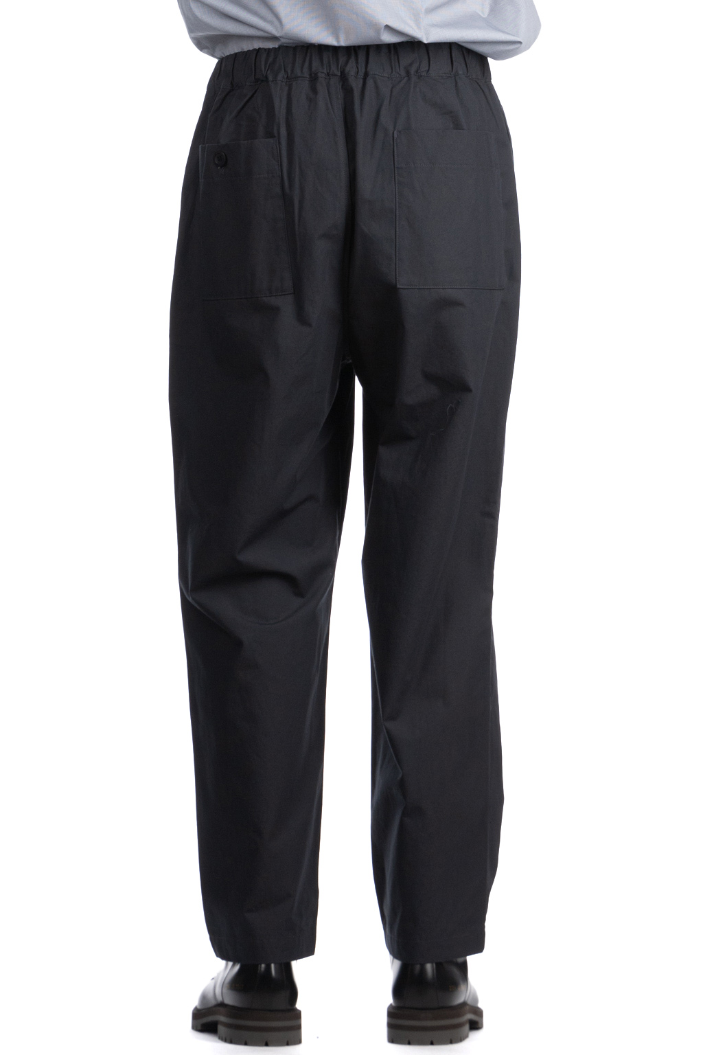 Still by hand - Elasticated easy slacks - Charcoal