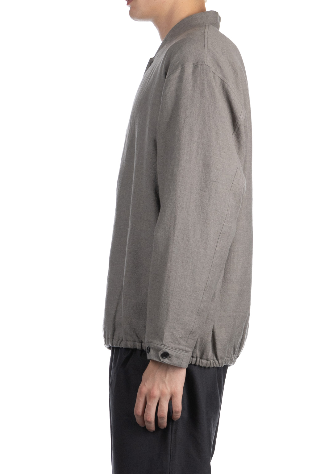 Still by hand - Linen wool mix blouson - Taupe