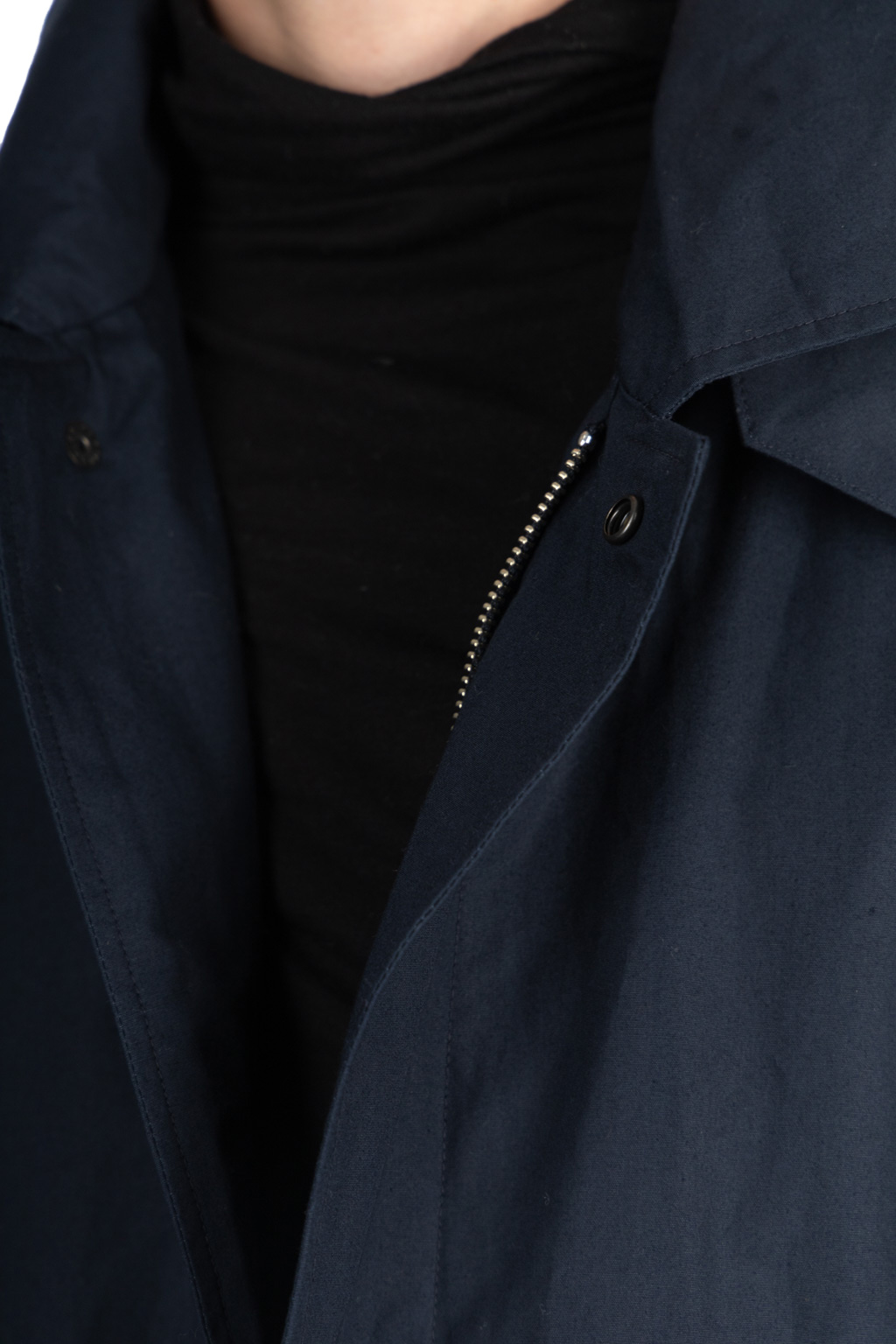 Still by hand - Oversized bal collar coat - Navy