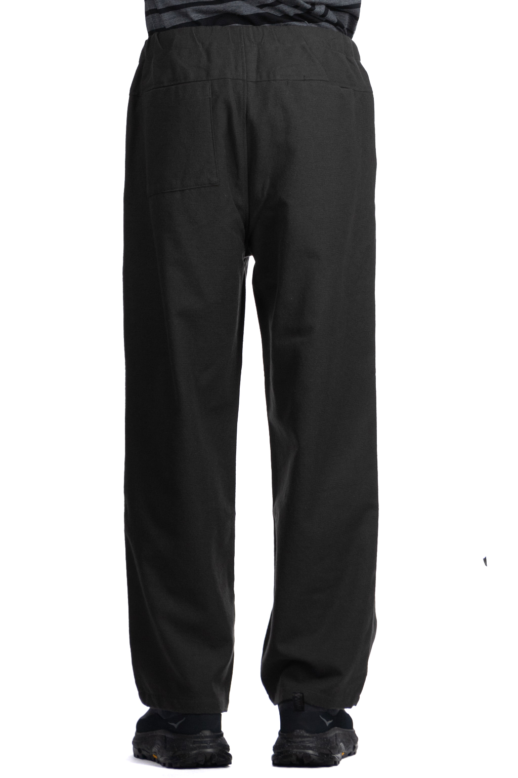 Still by hand - Wool mix easy pants - Charcoal