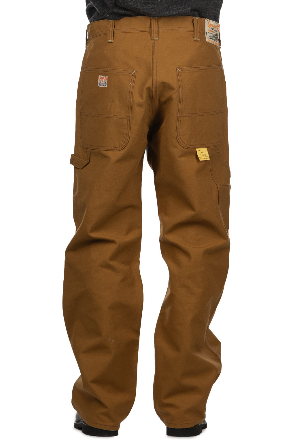 Sugar Cane - 13oz. Brown Duck Work Pants - One Wash