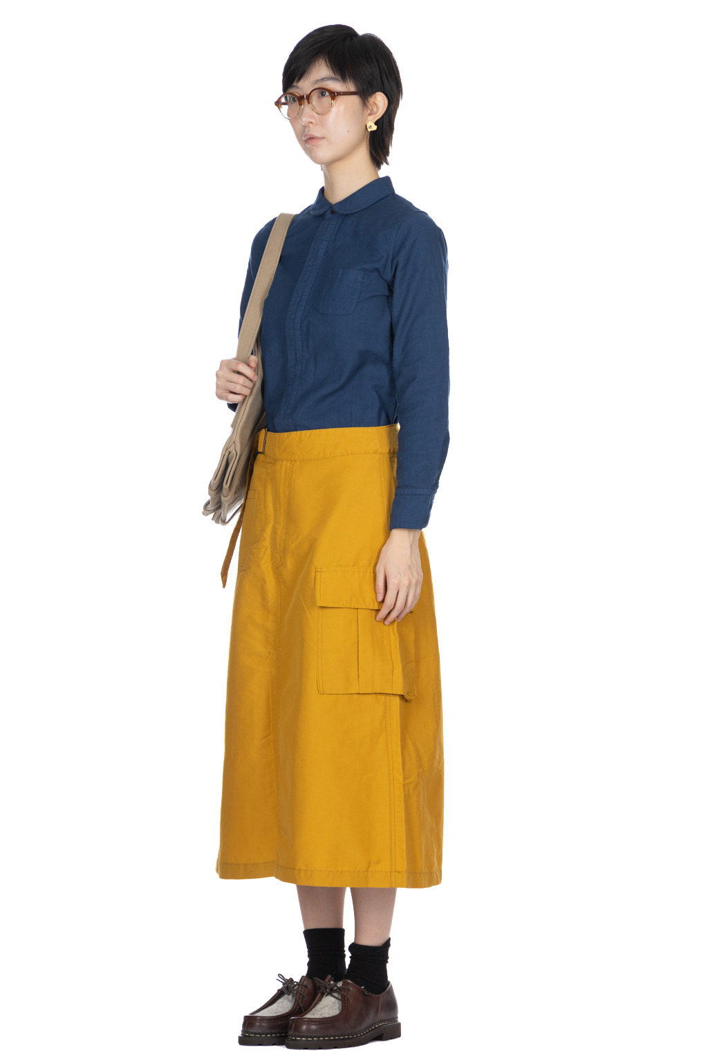 Tigre Brocante Gulka Skirt - Mustard