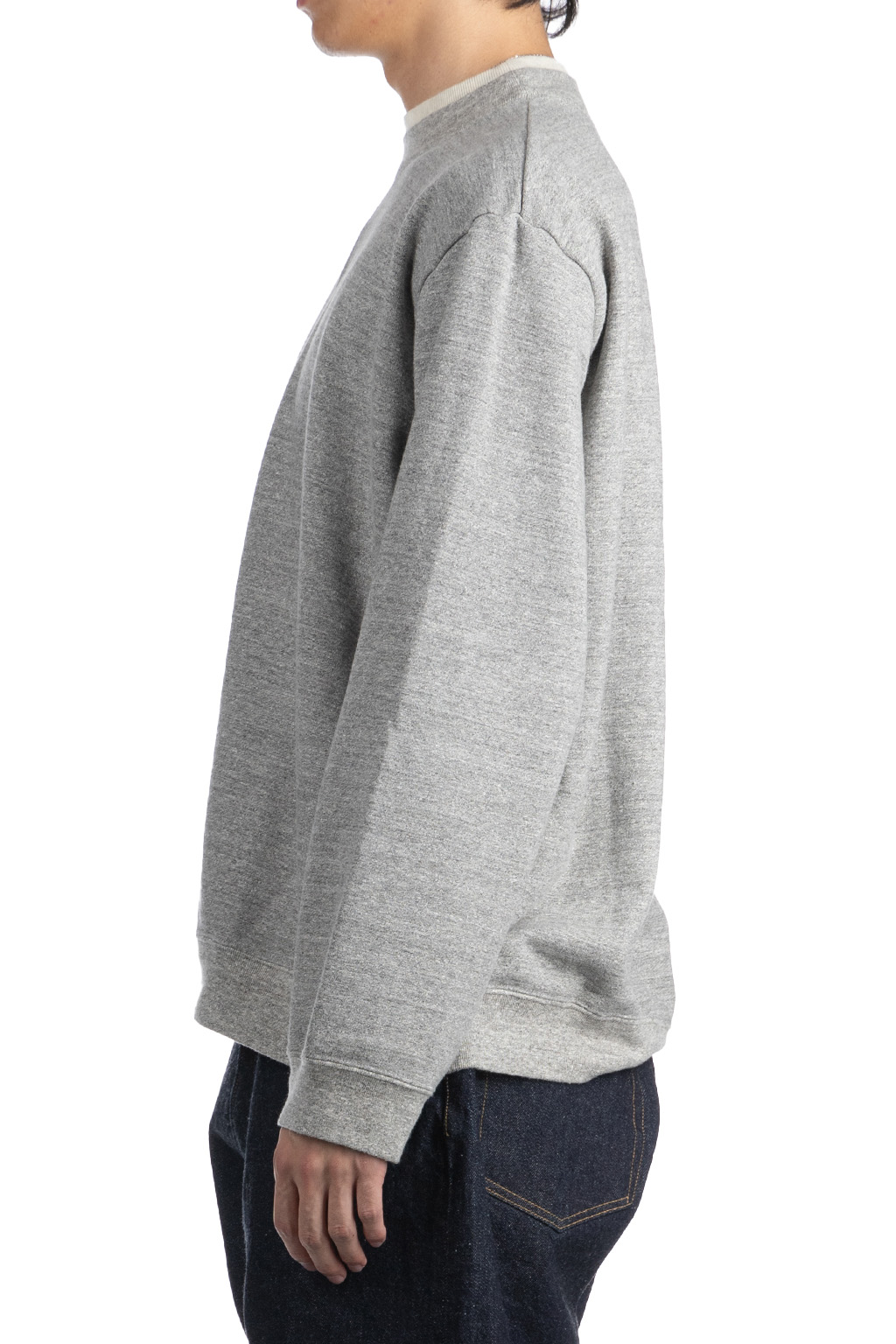 Tigre Brocante - Heather W Sticked Sweater - Grey