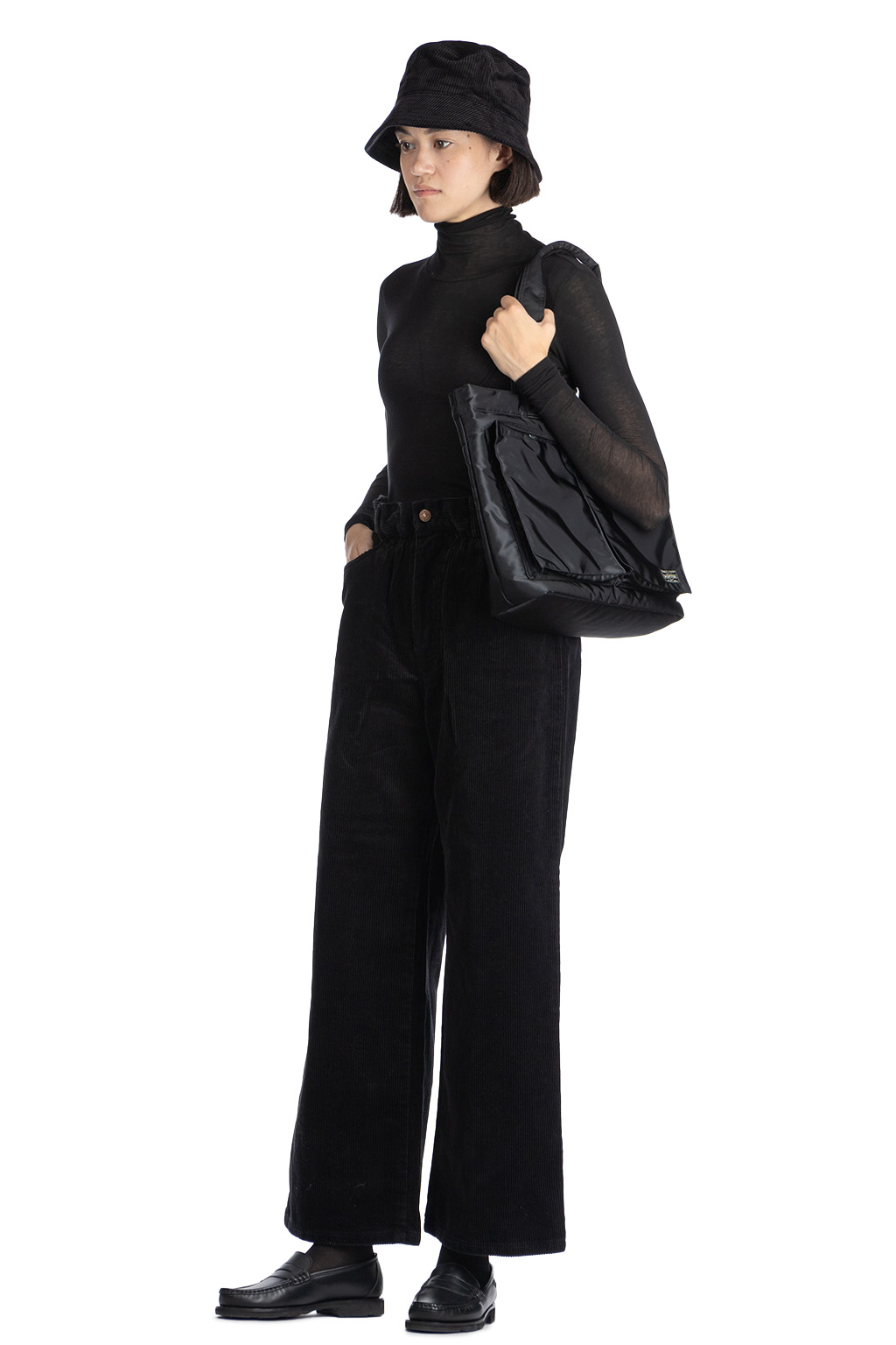 UNUSED - Wide Leg Pants - Black