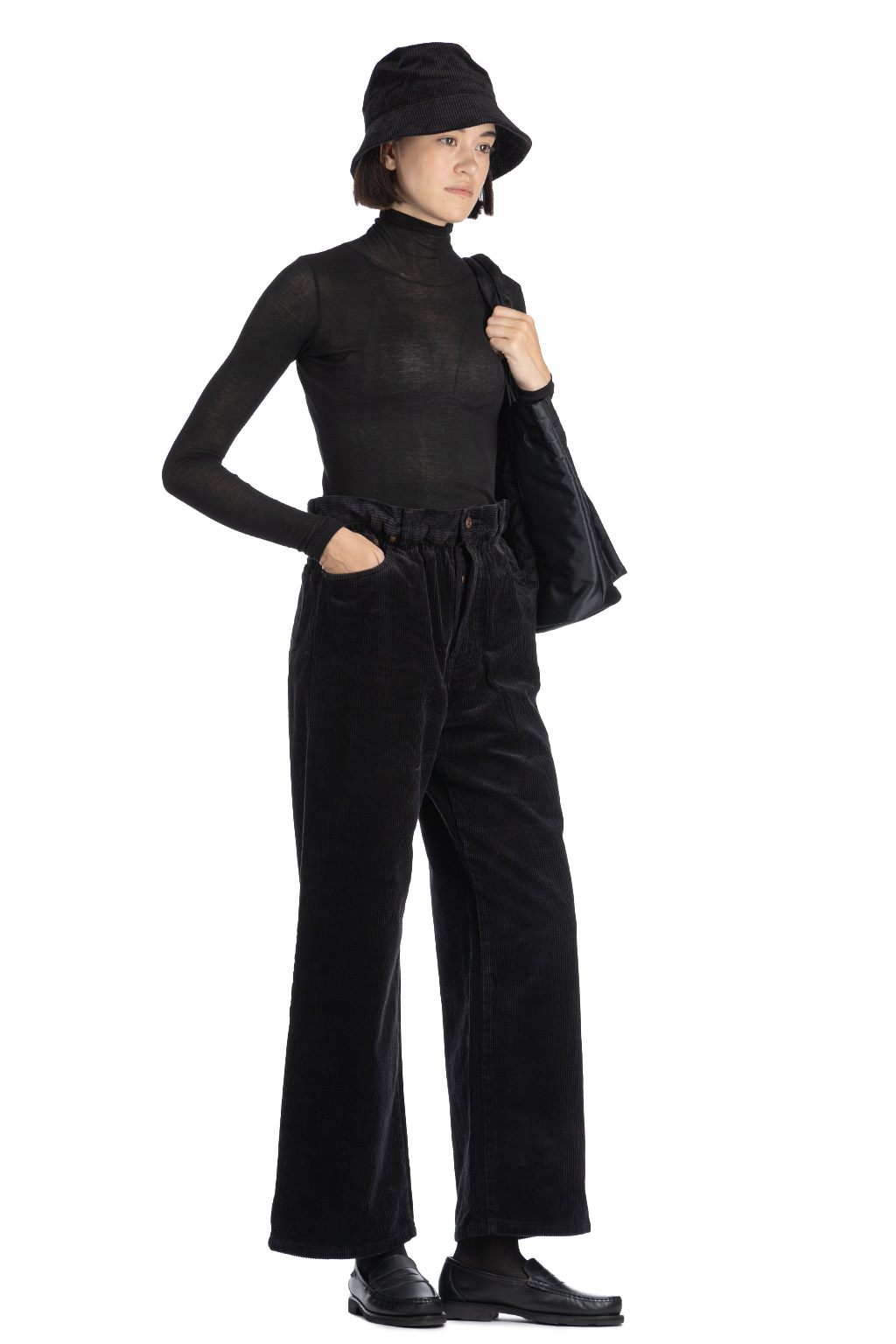 UNUSED - Wide Leg Pants - Black