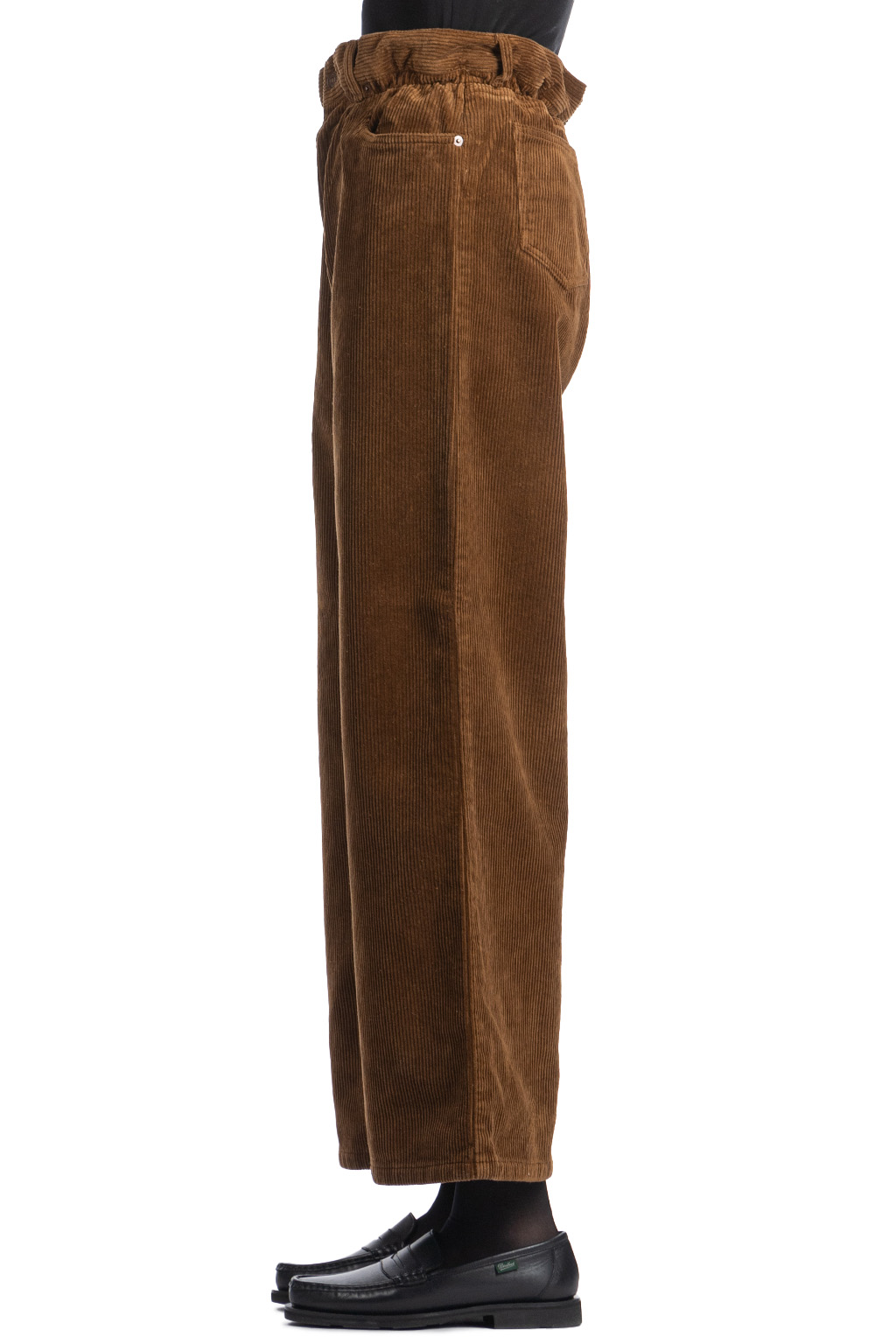 UNUSED - Wide Leg Pants - Brown