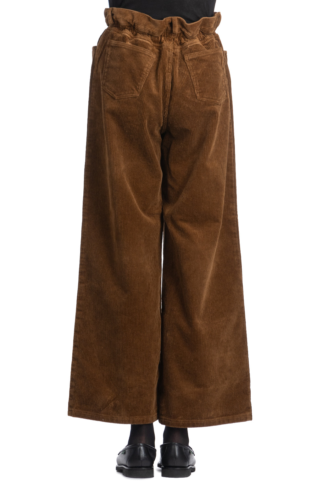 UNUSED - Wide Leg Pants - Brown