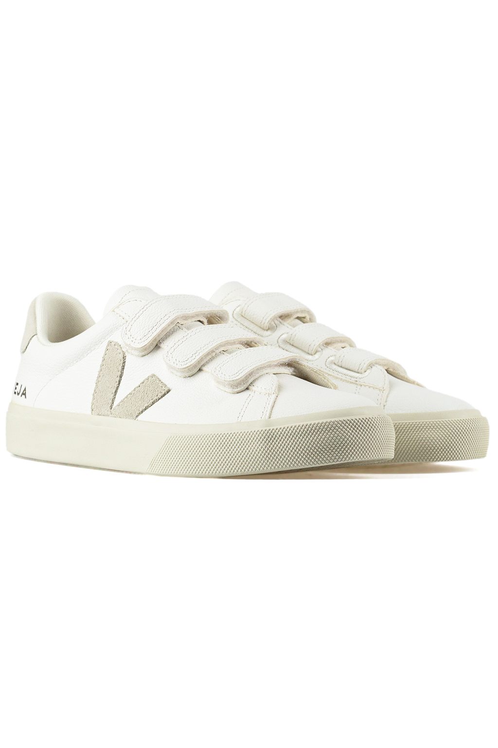 VEJA Recife Chromefree Leather - Extra White x Natural