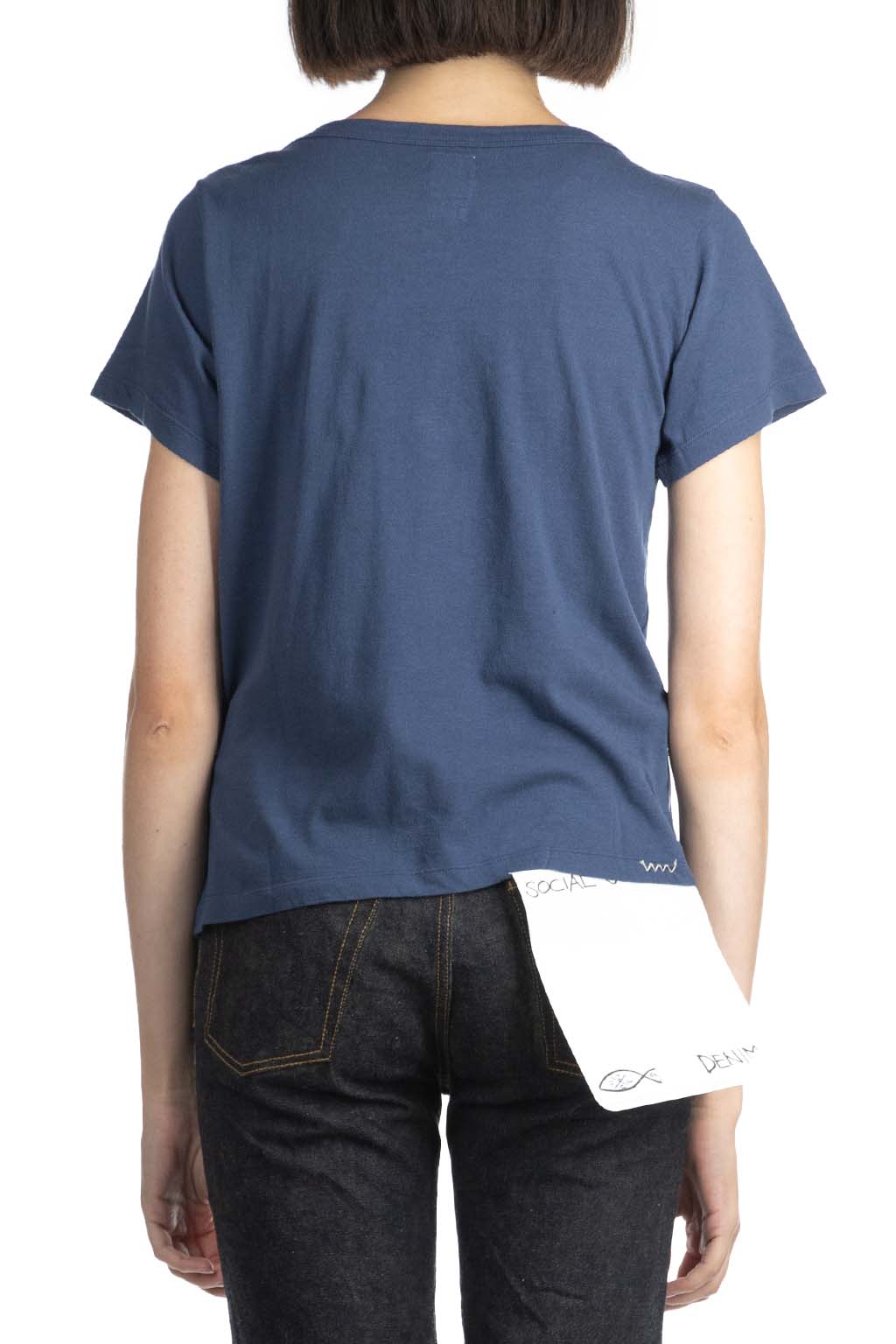 VISVIM - Carree Tee SS - Navy