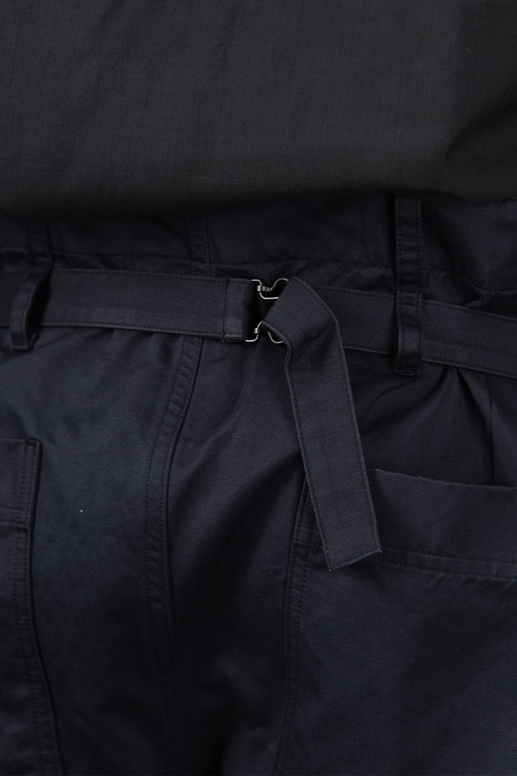 YLEVE - Finx Cotton Lamie Twill Trousers - Navy