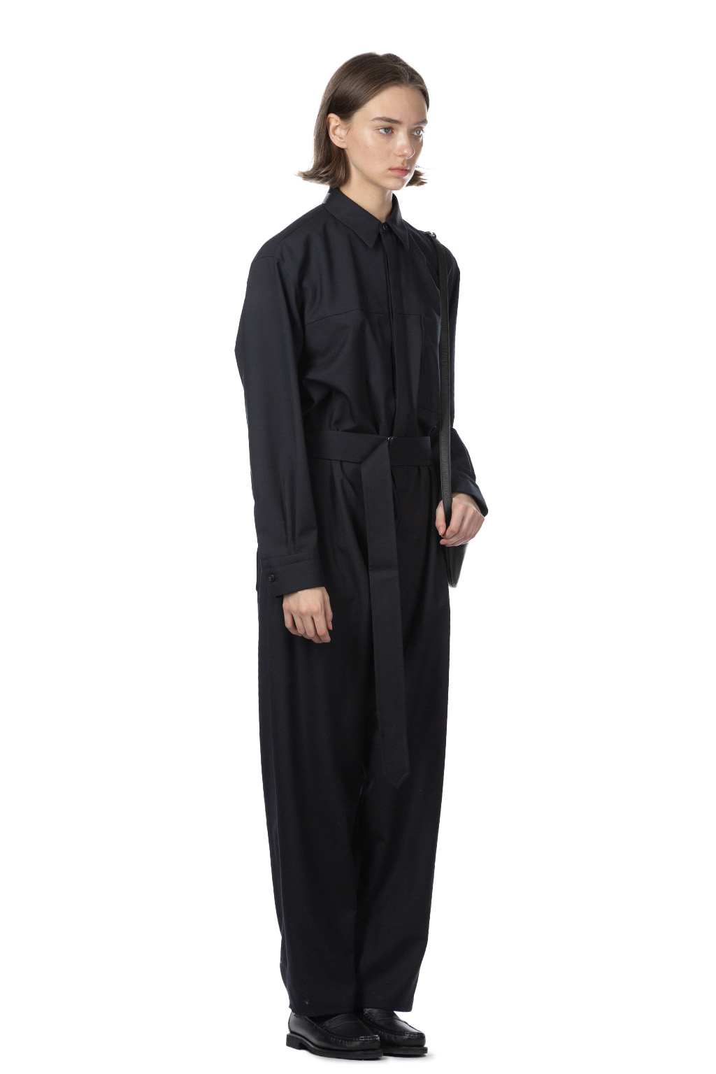 YLEVE - Wool Tropical All-in-One Coat - Black