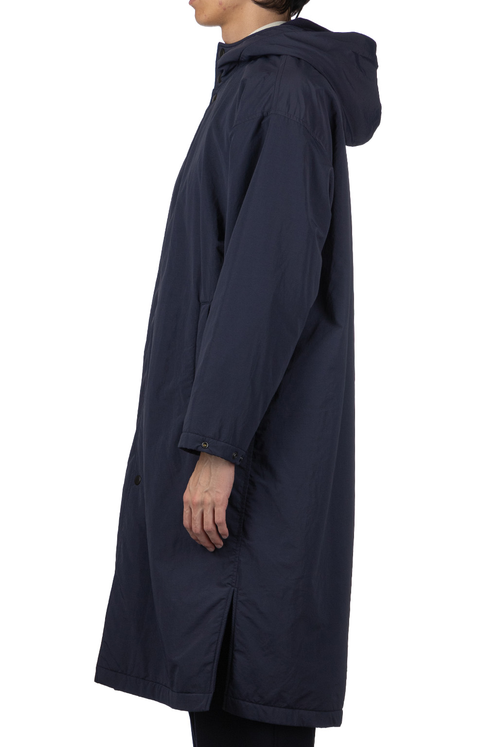 YLEVE - Y : Nylon Fleece Coat - Navy