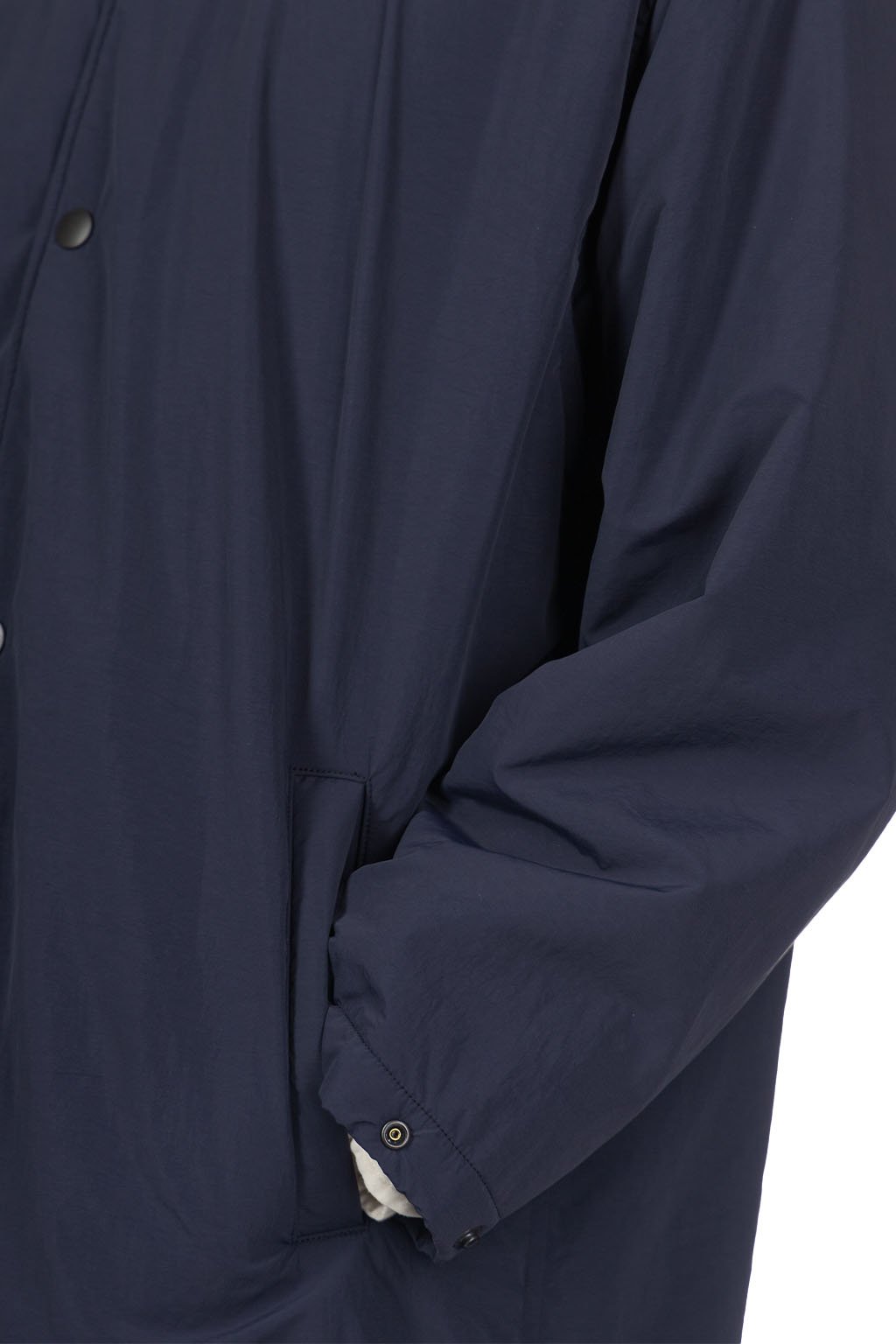 YLEVE - Y : Nylon Fleece Coat - Navy