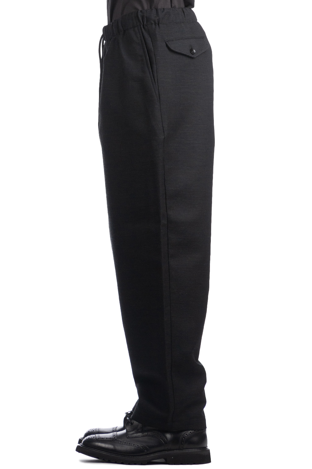 marka - Cocoon Wide Easy Pants - Top Black