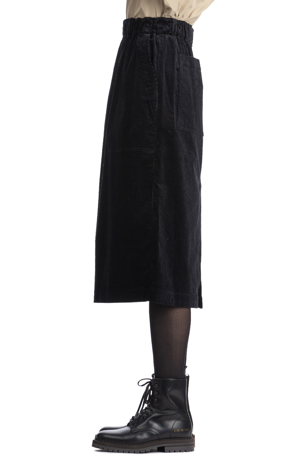 nicholson & nicholson - CHERRY CORD Skirt - Black