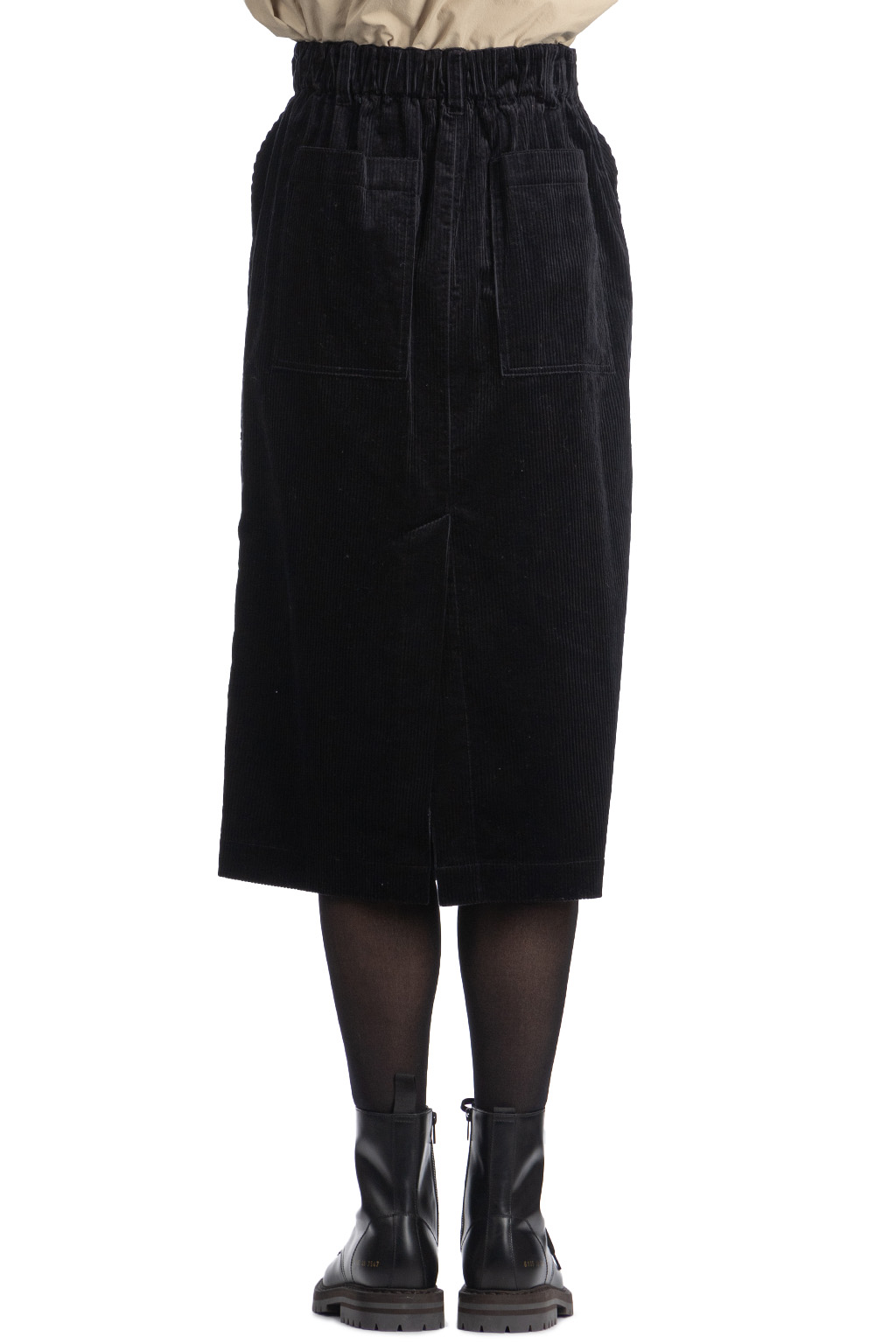 nicholson & nicholson - CHERRY CORD Skirt - Black