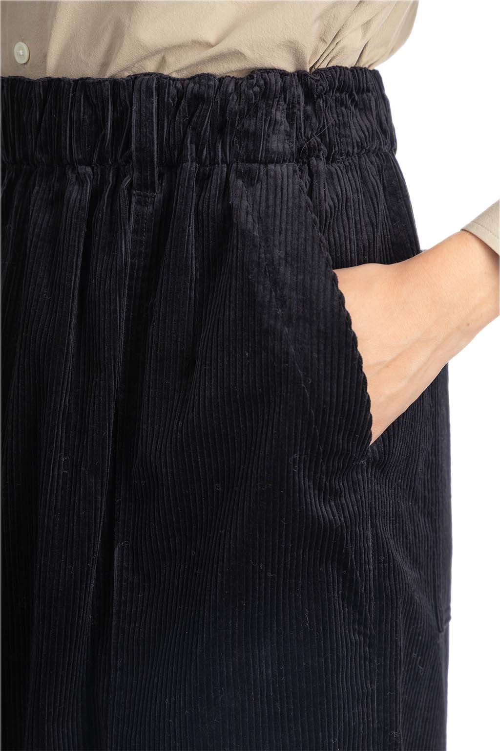 nicholson & nicholson - CHERRY CORD Skirt - Black