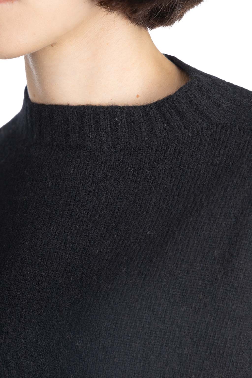 nicholson & nicholson - HERIOT Bicolor Top - Black x Brown