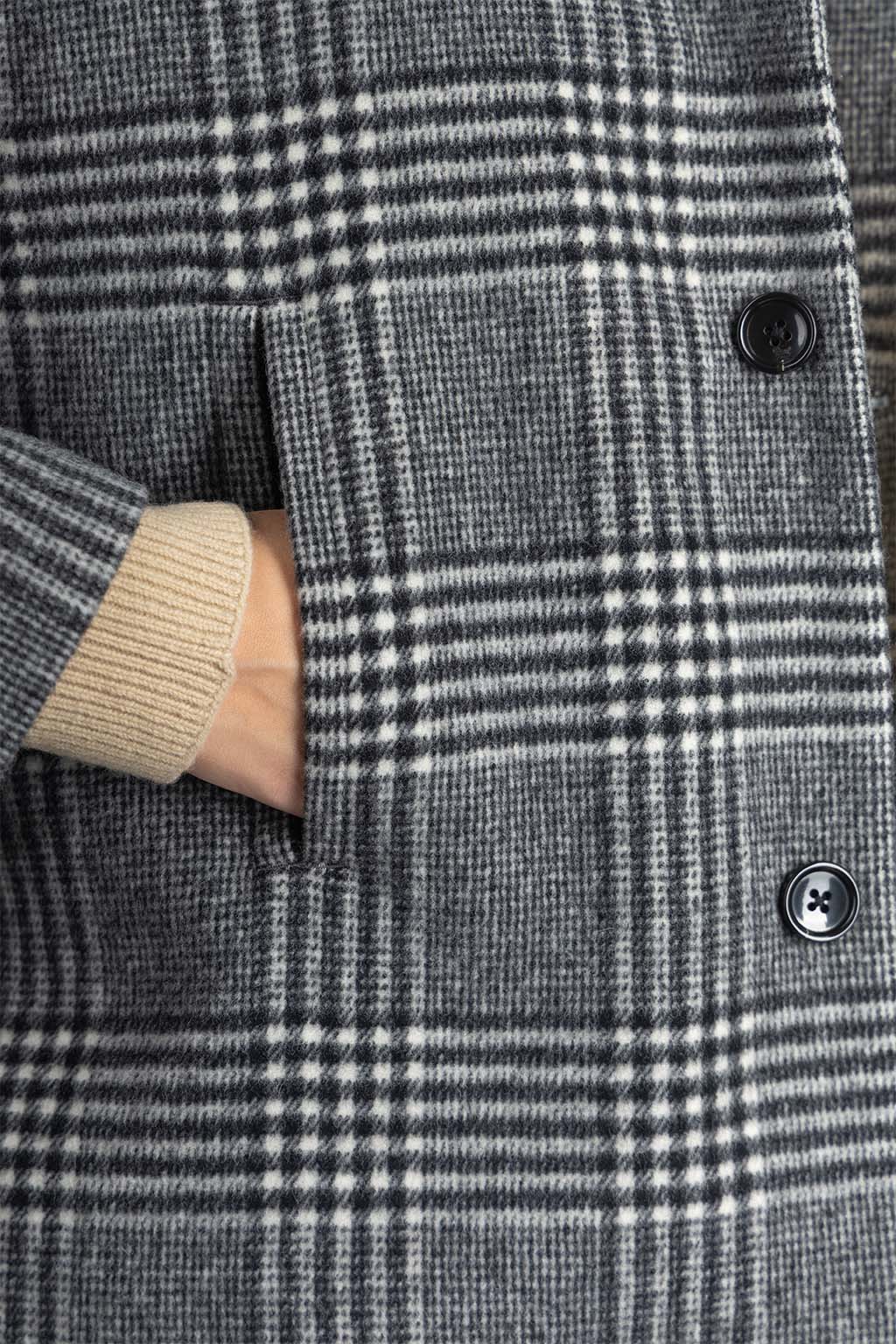 nicholson & nicholson - MY SAILOR Coat - Grey Check