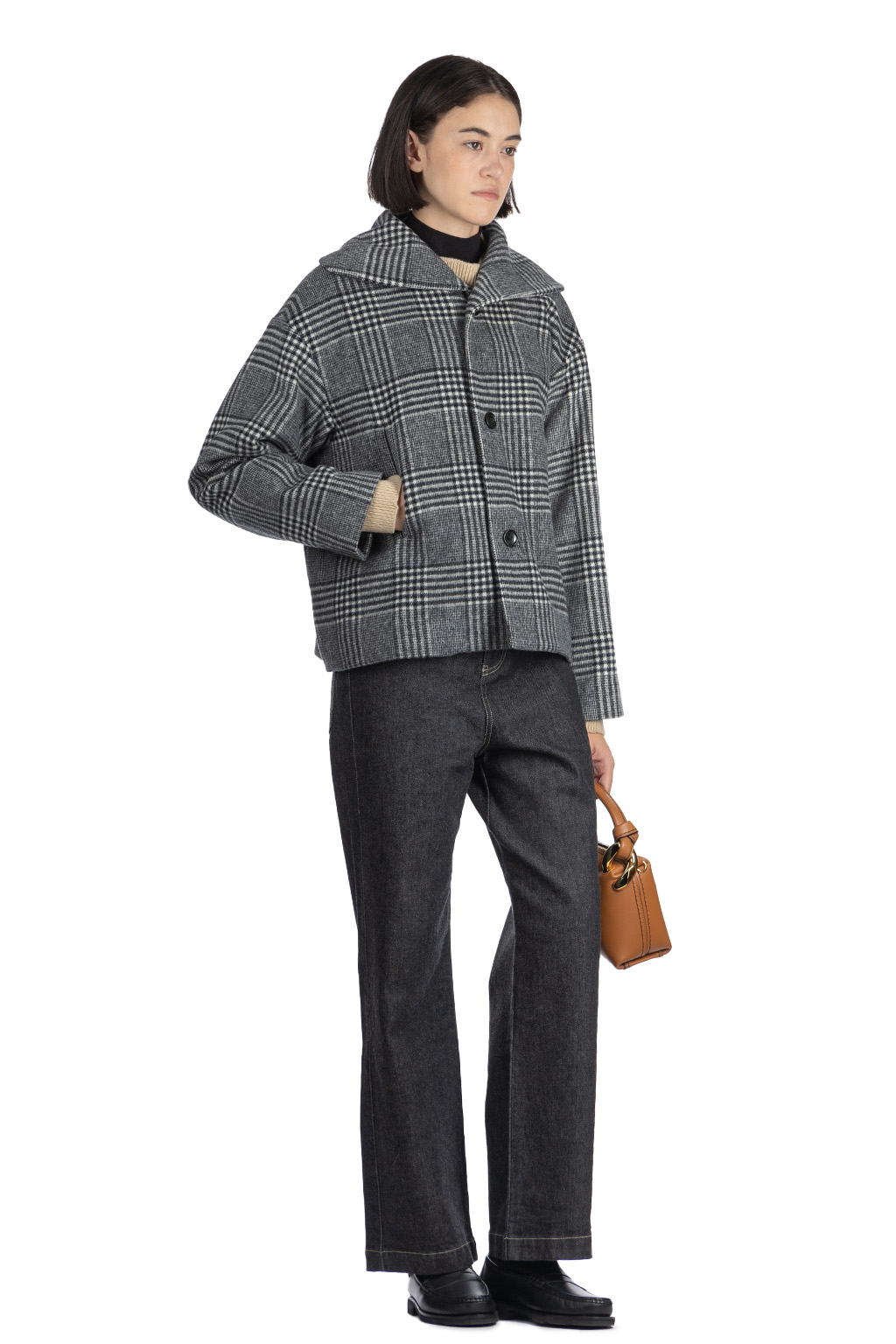 nicholson & nicholson - MY SAILOR Coat - Grey Check