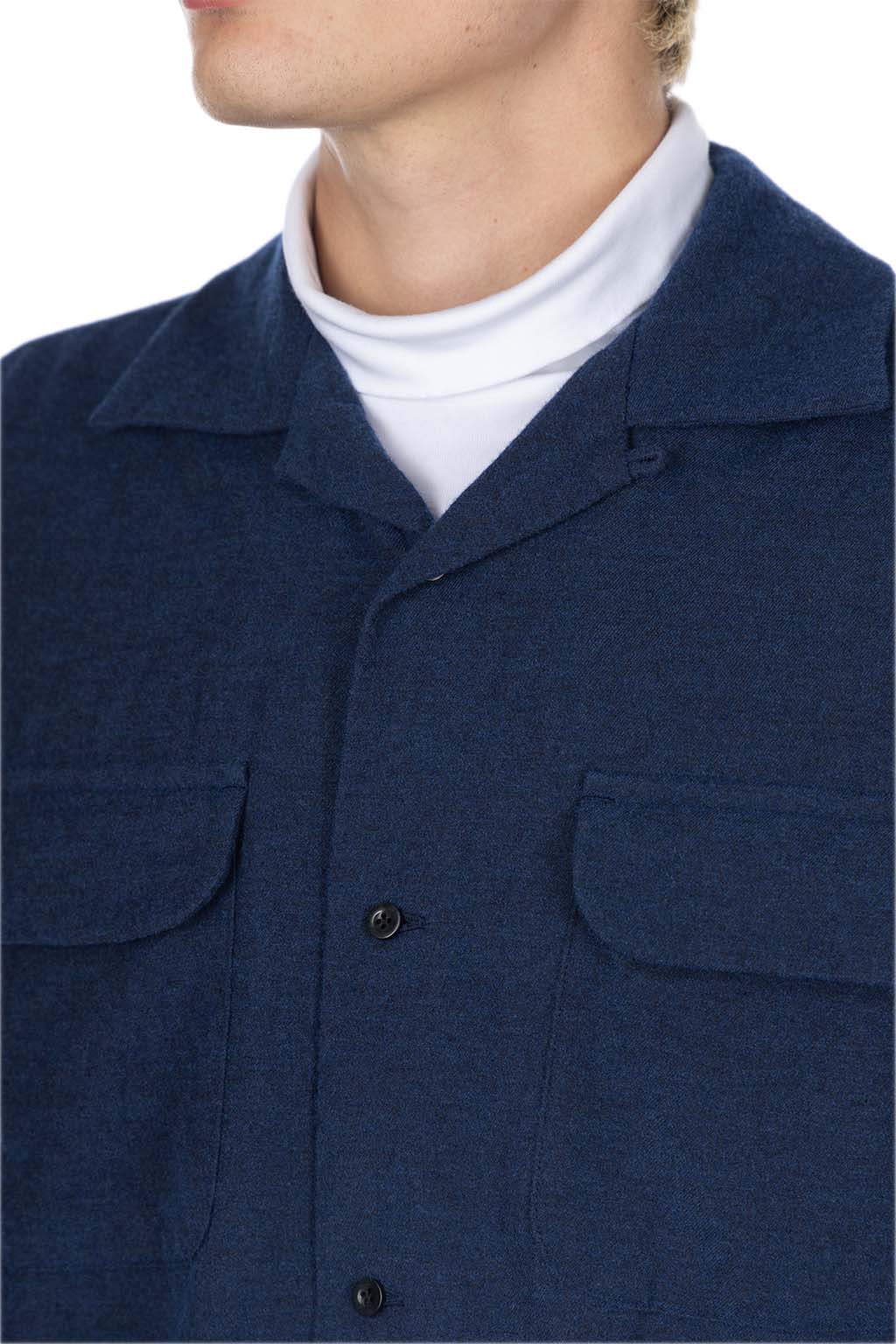 ts(s) - Round Flap Pocket Shirt - Navy